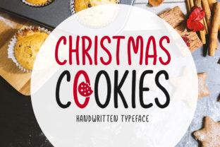 Christmas Cookies Font for Handmade Holiday Designs