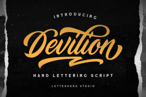 Devilion: A Bold Script Font for Creative Branding