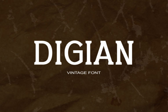 Digian Serif Font for Editorial Design