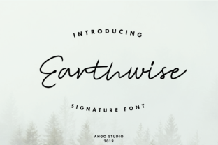 Earthwise: A Script Font for Editorial Design