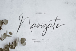 Enhance Your Web Design with the Navigate Script Font