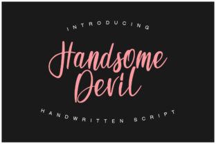 Handsome Devil Font for Web Design Projects