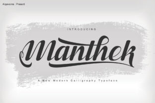 Manthek: A Script Font for Editorial Elegance