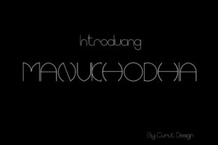 Manukhodia: A Serif Font with a Futuristic Edge