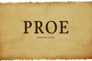 Proe: A Serif Font for Elegant Web Design