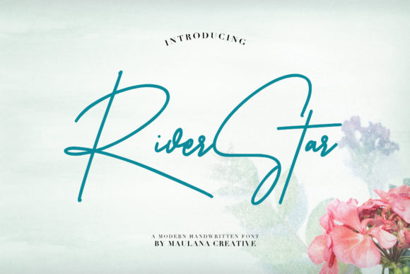 Riverstar Signature Font for Web Design