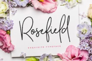 Rosefield Script Font for Creative Crafters