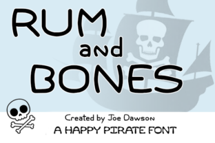 Rum and Bones: A Font for Adventure and Branding
