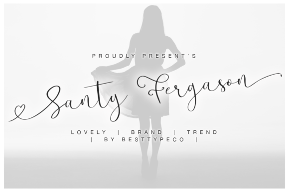 Santy Fergason: A Handwritten Font for Heartfelt Design