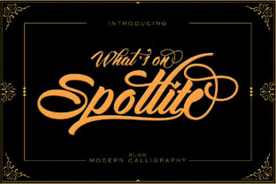 Spotlite Bold: A Stylish Font for Editorial Design