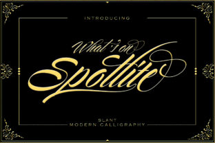 Spotlite Slant: A Handwritten Font for Creative Craft Projects