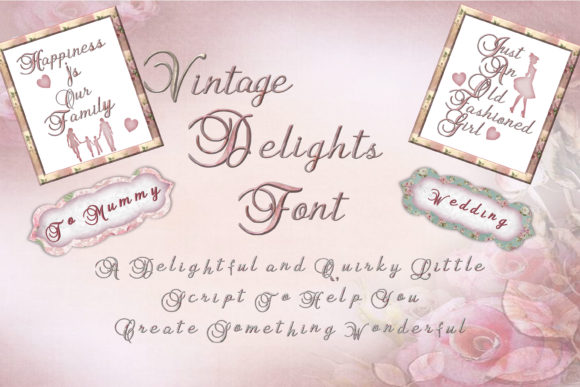 Vintage Delights: A Script Font for Digital Design