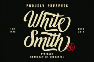 White Smith: The Script Font That Elevates Your Brand